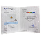 750YG Yellow Sapphire=2.4cts,DIamond Ring With Cert