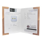 750YG Diamond D2=1.4cts Earring With Cert