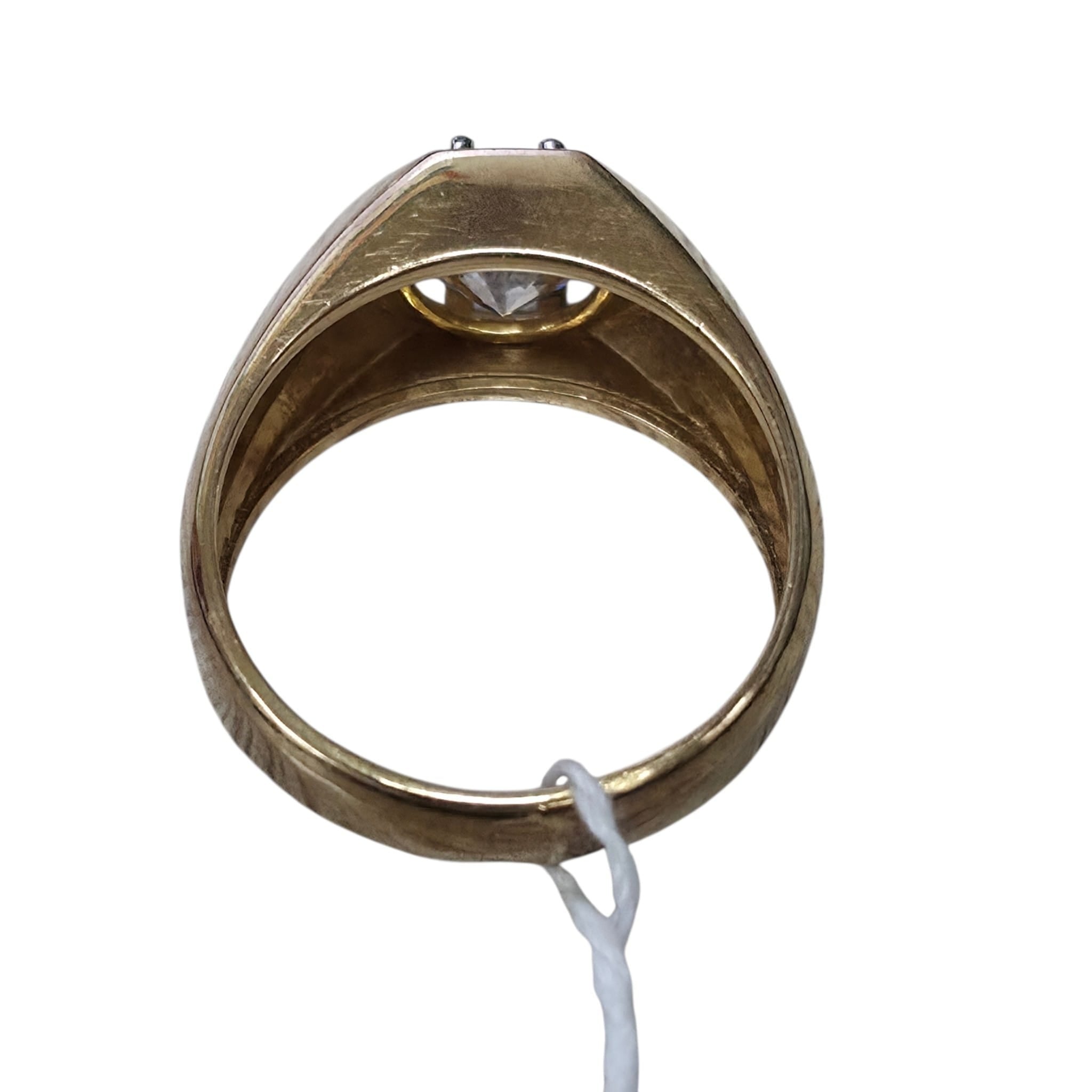 9KYG Lab Diamond Ring Men