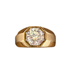 9KYG Lab Diamond Ring Men