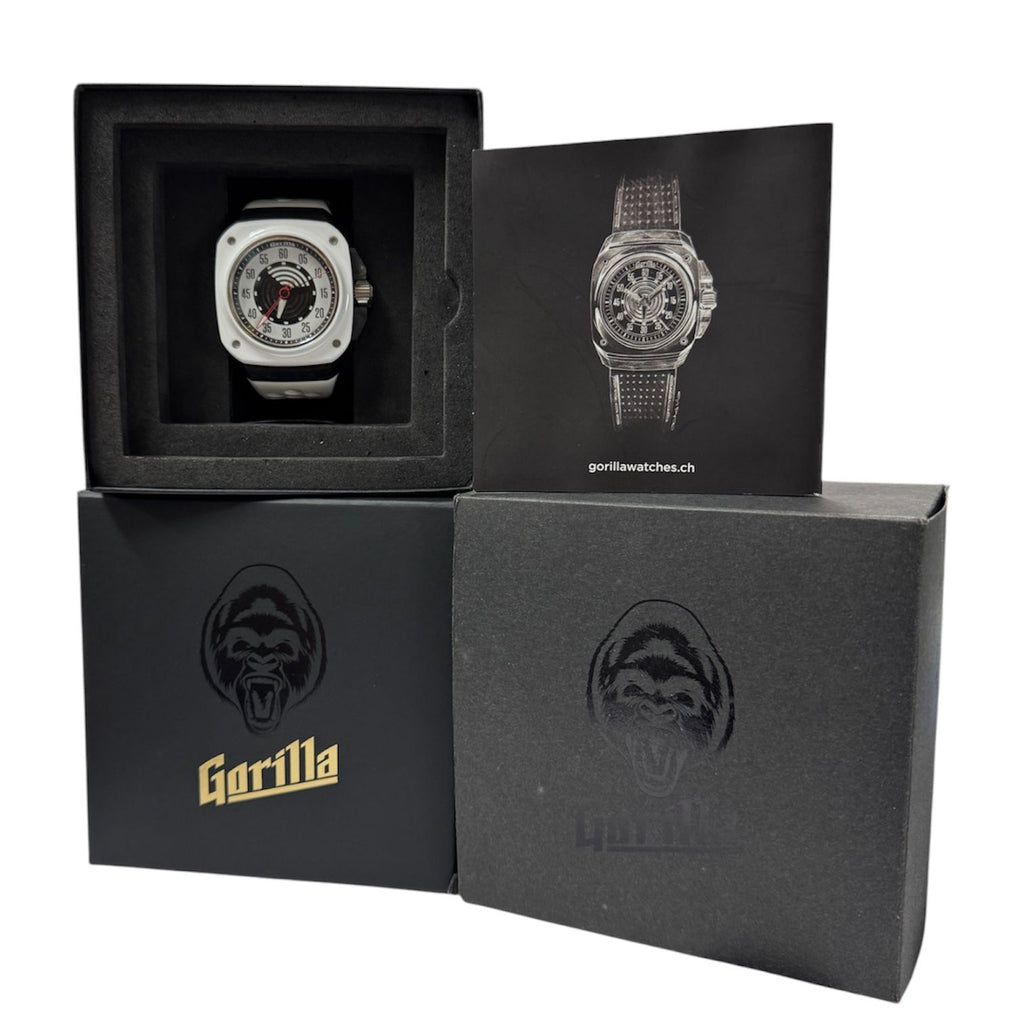 Gorilla Fastback RS White Ceramic Bezel Automatic Watch, 44mm