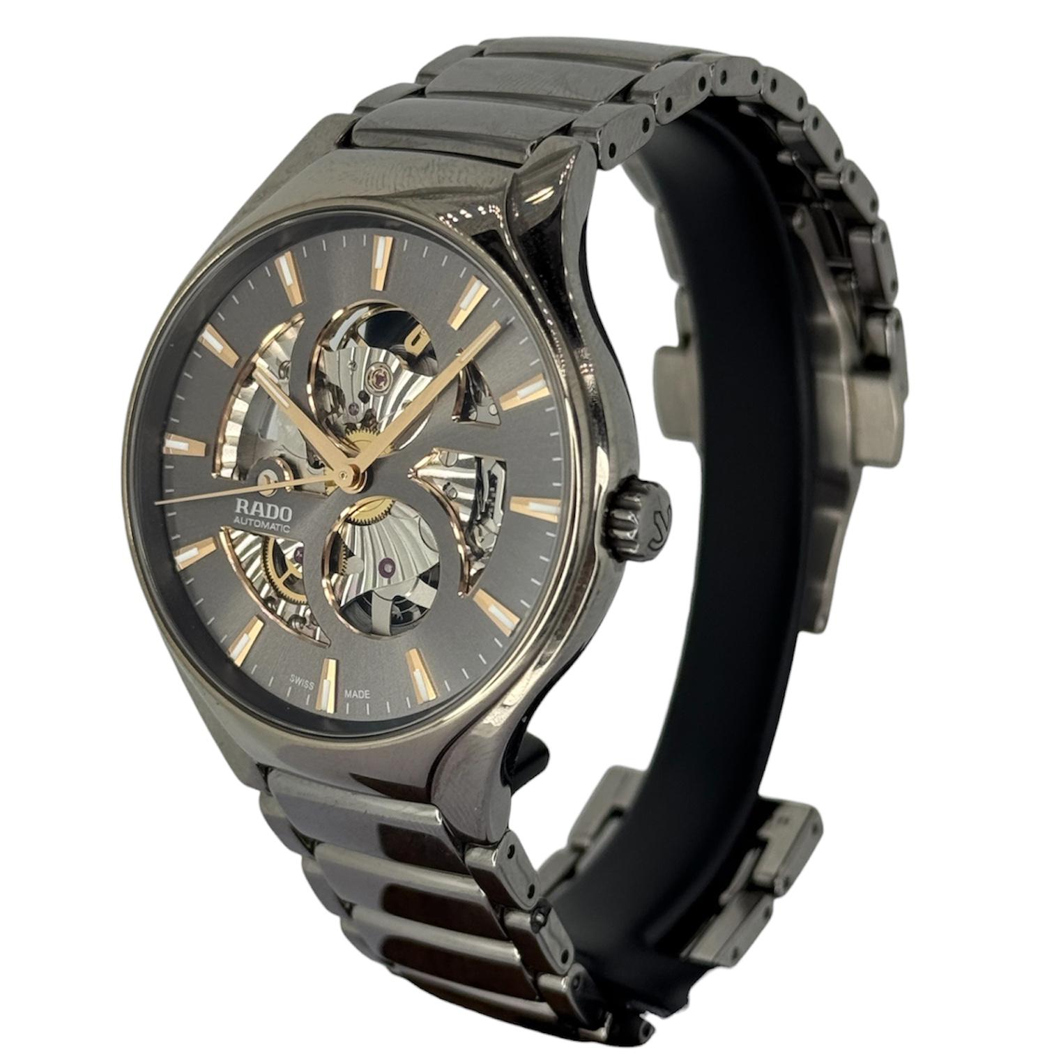 Rado True Round R27108112 Automatic Open Heart Automatic Watch, 40mm