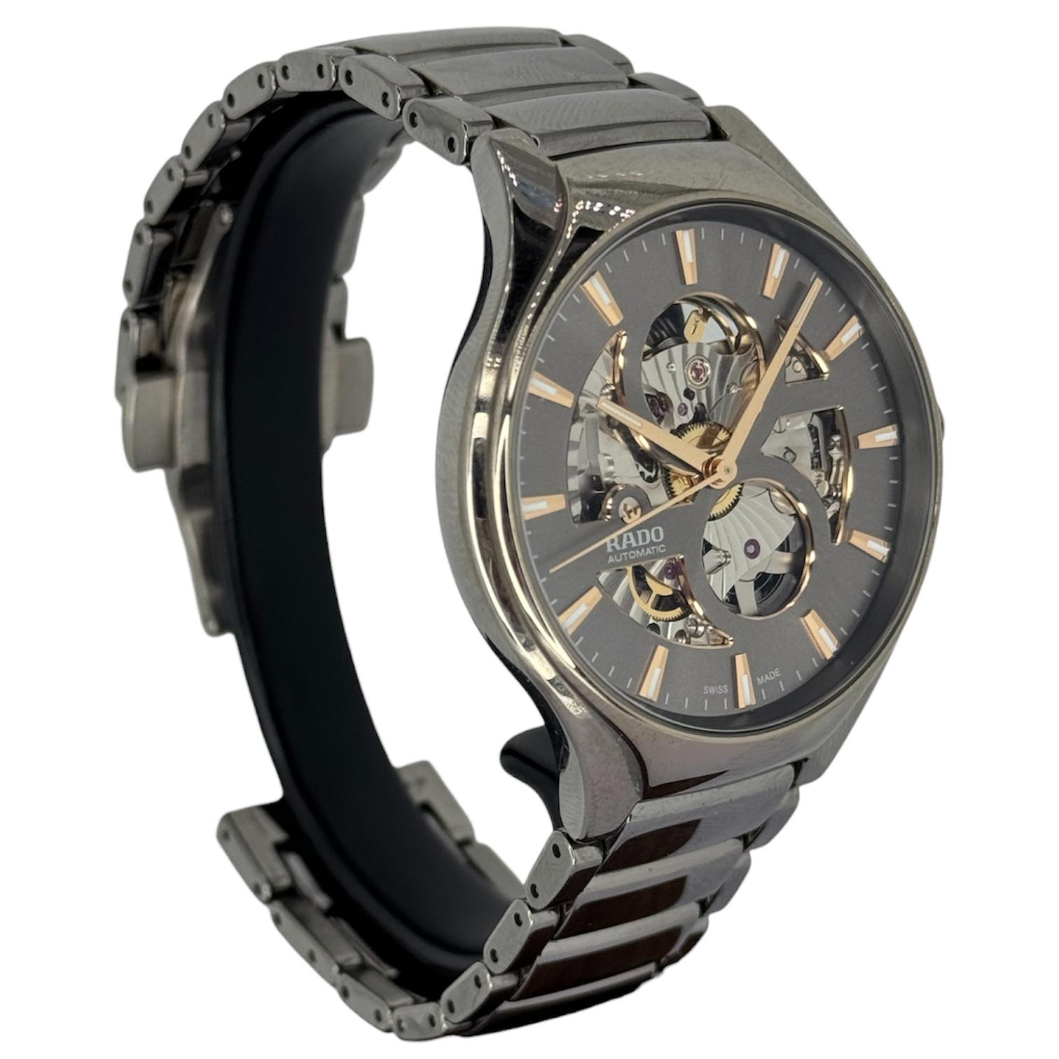 Rado True Round R27108112 Automatic Open Heart Automatic Watch, 40mm