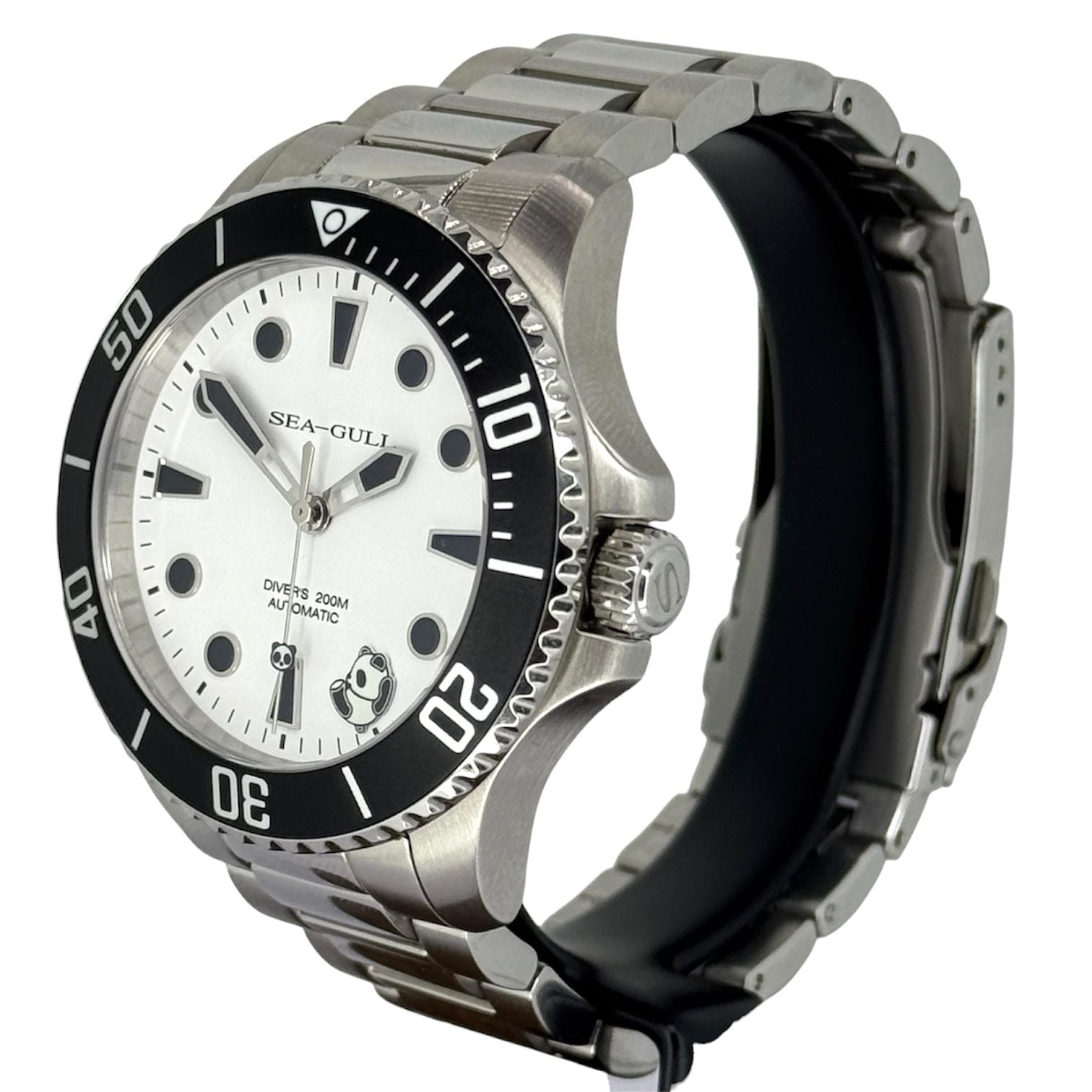 Sea-Gull Ocean Series 816.17.6203 Rolling Panda Automatic Diver Watch 41mm