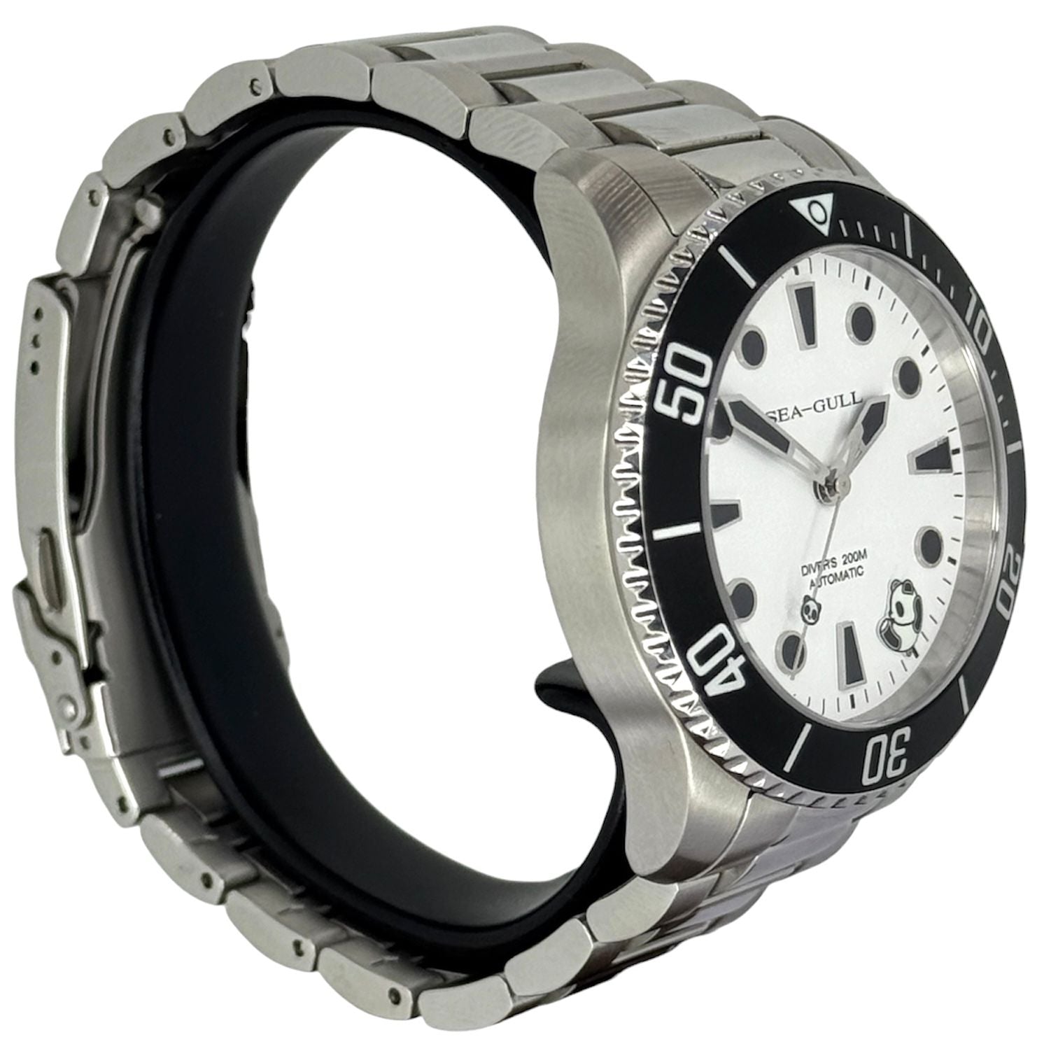 Sea-Gull Ocean Series 816.17.6203 Rolling Panda Automatic Diver Watch 41mm