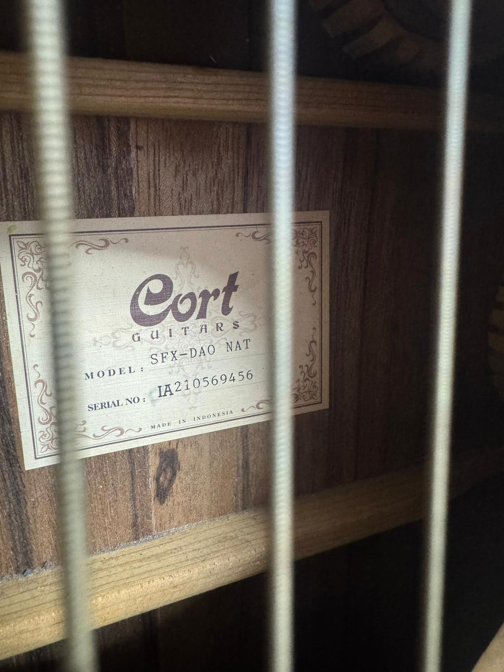 Cort SFX-DAO-NAT Acoustic Guitar w/Bag And Access , Natural Gloss