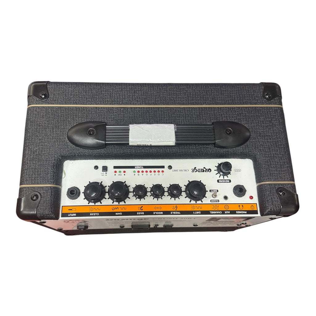 Orange Amplifier Crush 20 RT Black Reverb for Electric Guitar 20 watts with Tuners