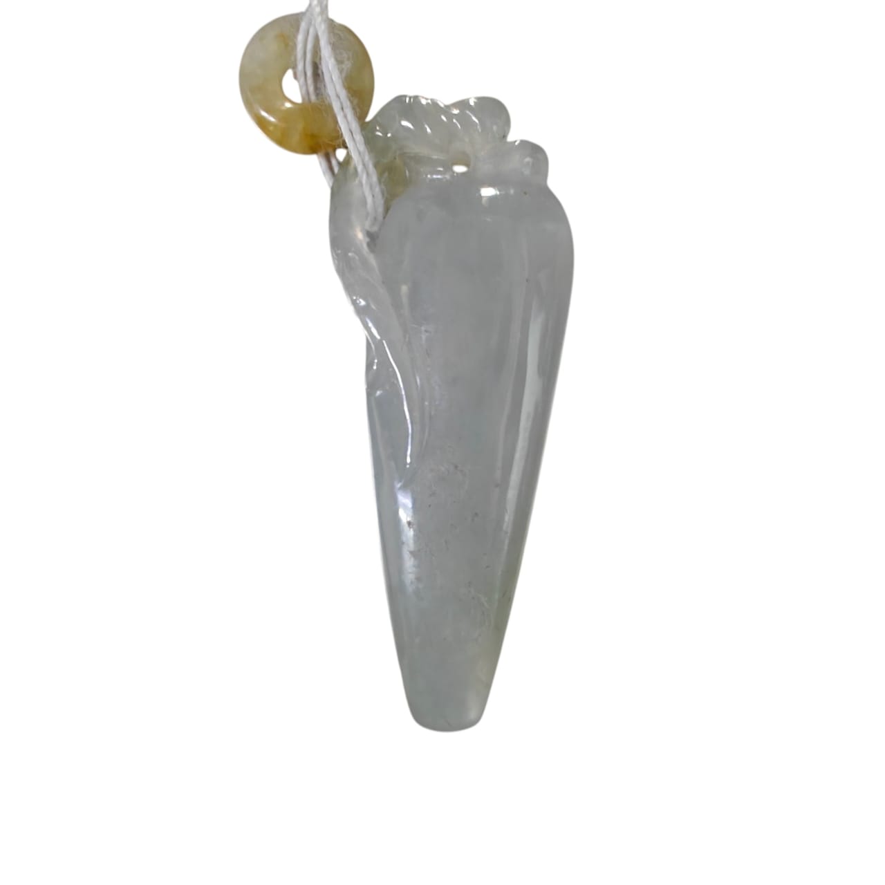 Jade White/Green Pendant