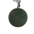 Fei Cui Yellowish Bluish Green Jade Pendant