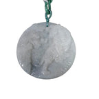 Fei Cui White Jade Pendant