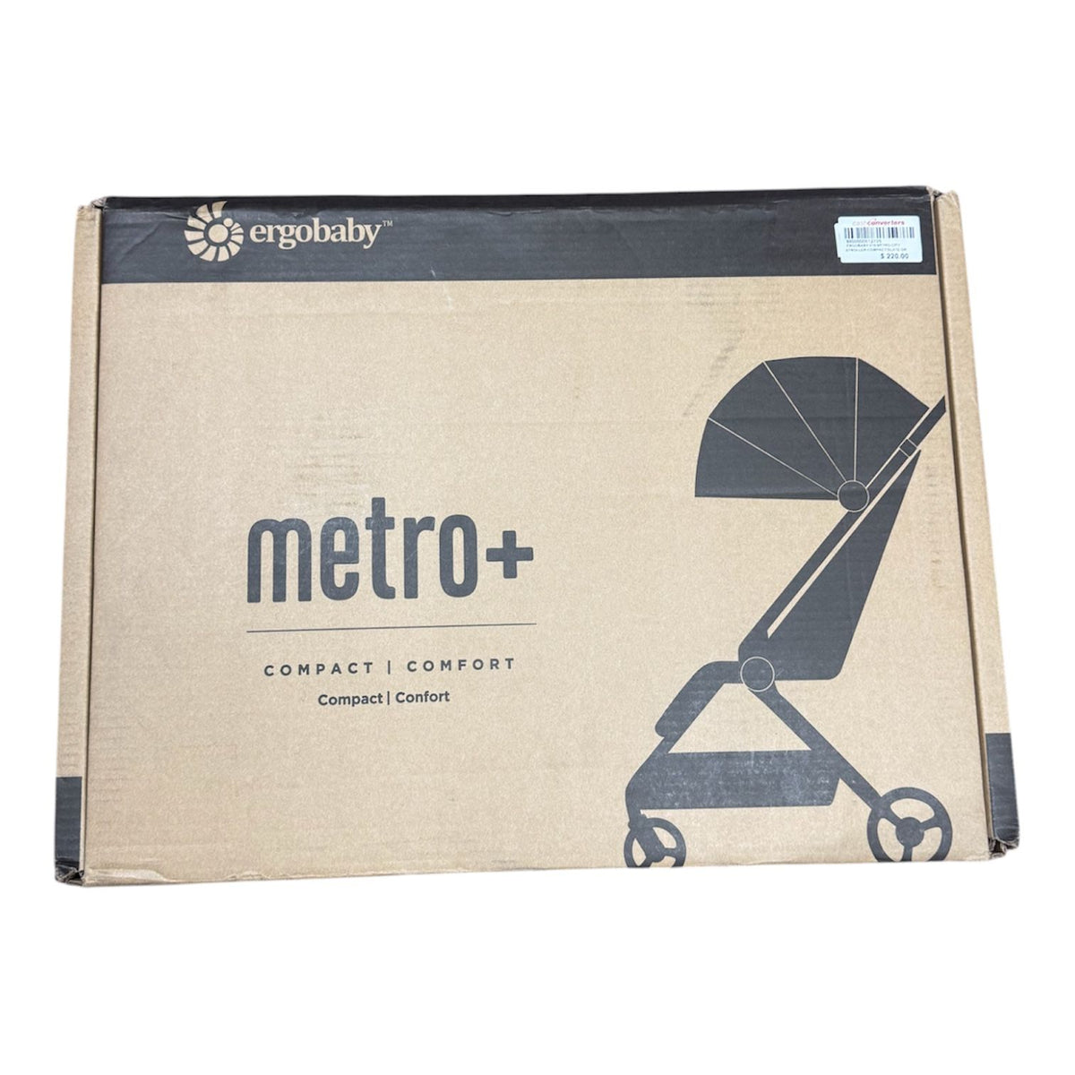 Ergobaby Metro City Compact Stroller, Slate Gray