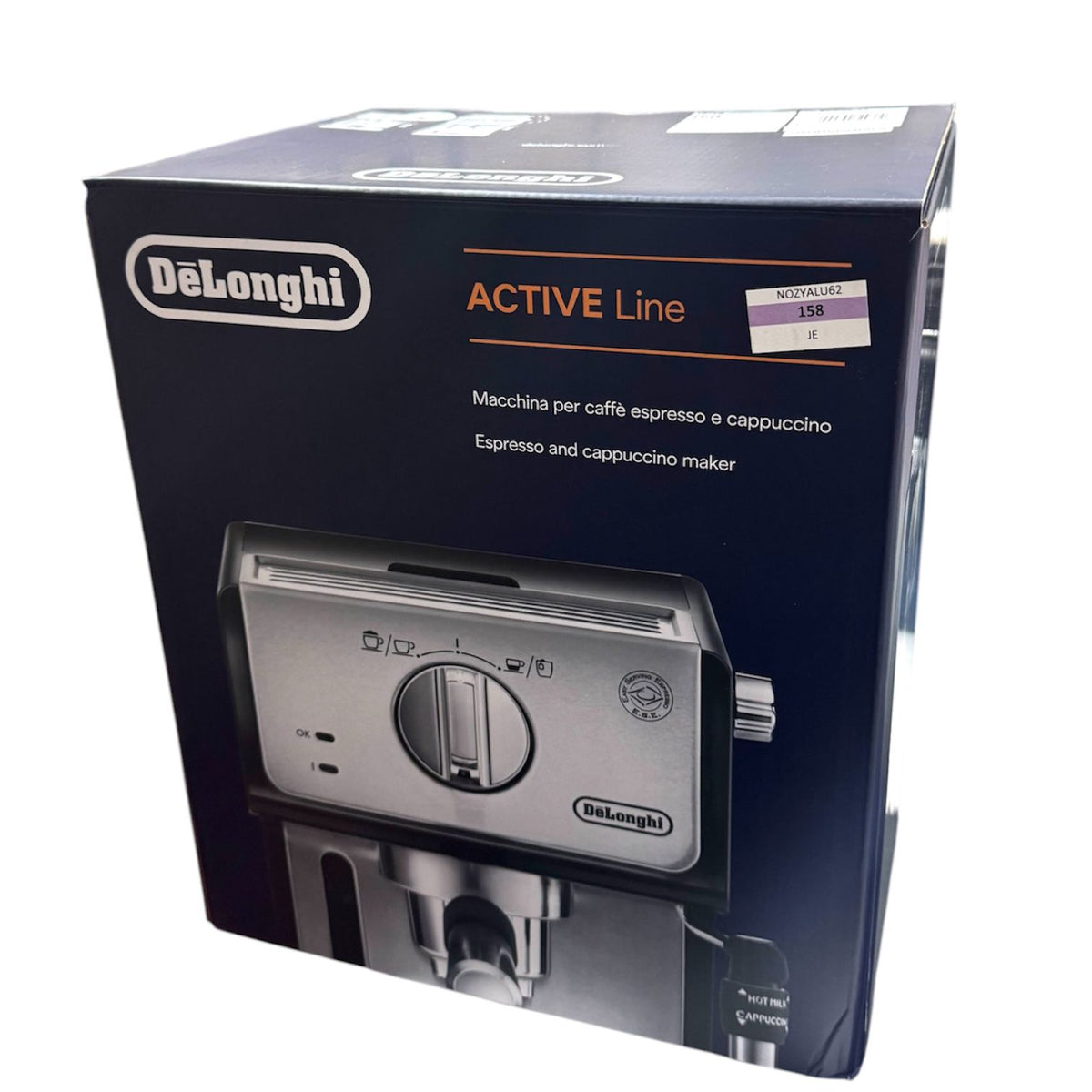 De'Longhi Active Line Adjustable - Manual Espresso Machines ECP35.31, Black
