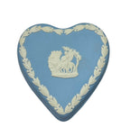 Wedgewood Jasperware Heart shaped Trinket or Jewelry box