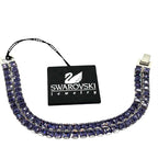 Swarovski Purple Crystal 2 Layer Bracelet