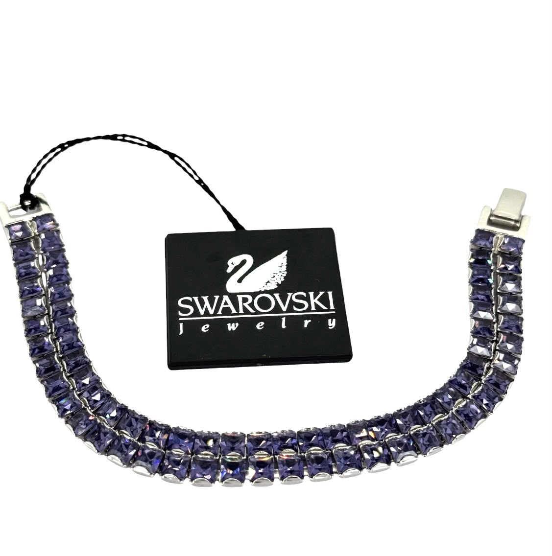 Swarovski Purple Crystal 2 Layer Bracelet