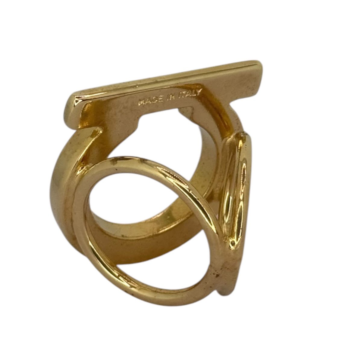Salvatore Ferragamo Gancini Scarf Ring