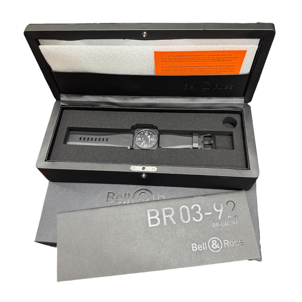 Bell & Ross BR 03-92 Black Matte Automatic Watch,42mm