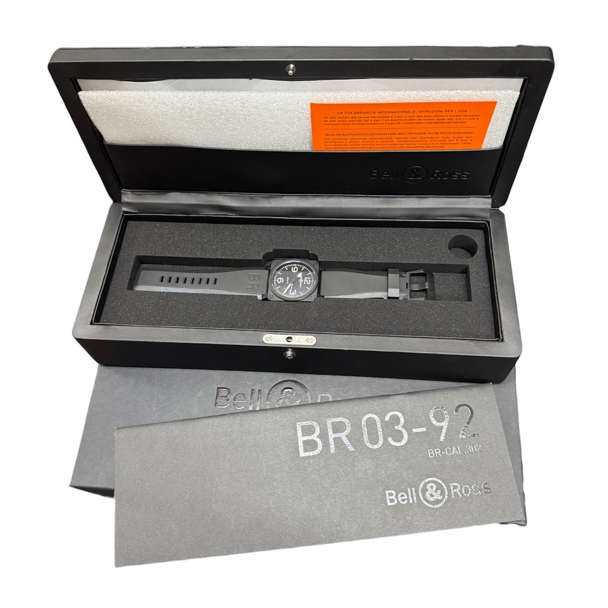 Bell & Ross BR 03-92 Black Matte Automatic Watch,42mm