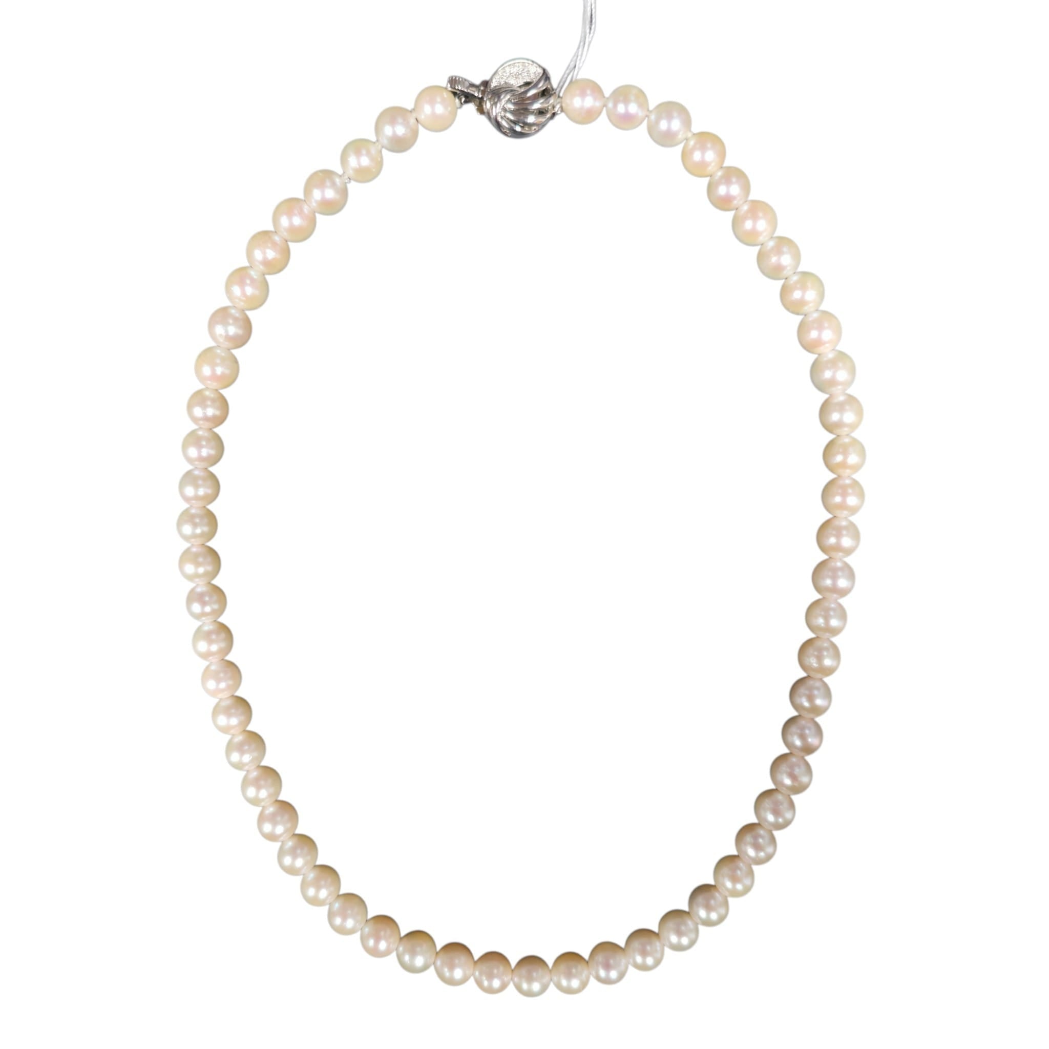 White Akoya Pearl Necklace 43CM Main image