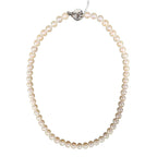 White Akoya Pearl Necklace 43CM
