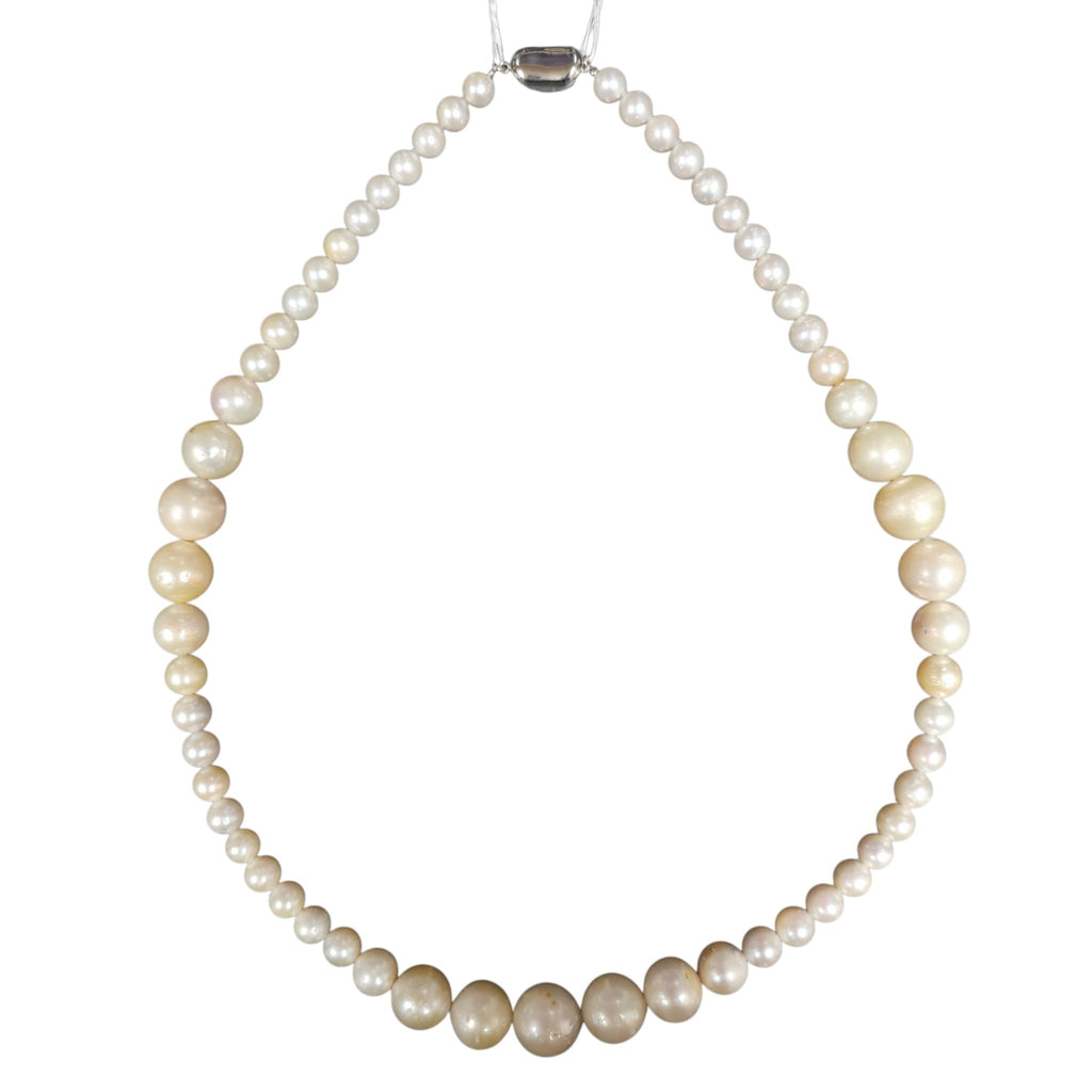 White Pearl Necklace 54CM