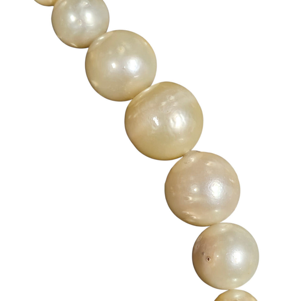 White Pearl Necklace 54CM