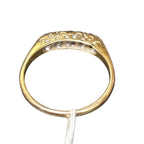 375YG Sapphire Diamond Ring 2.2GM