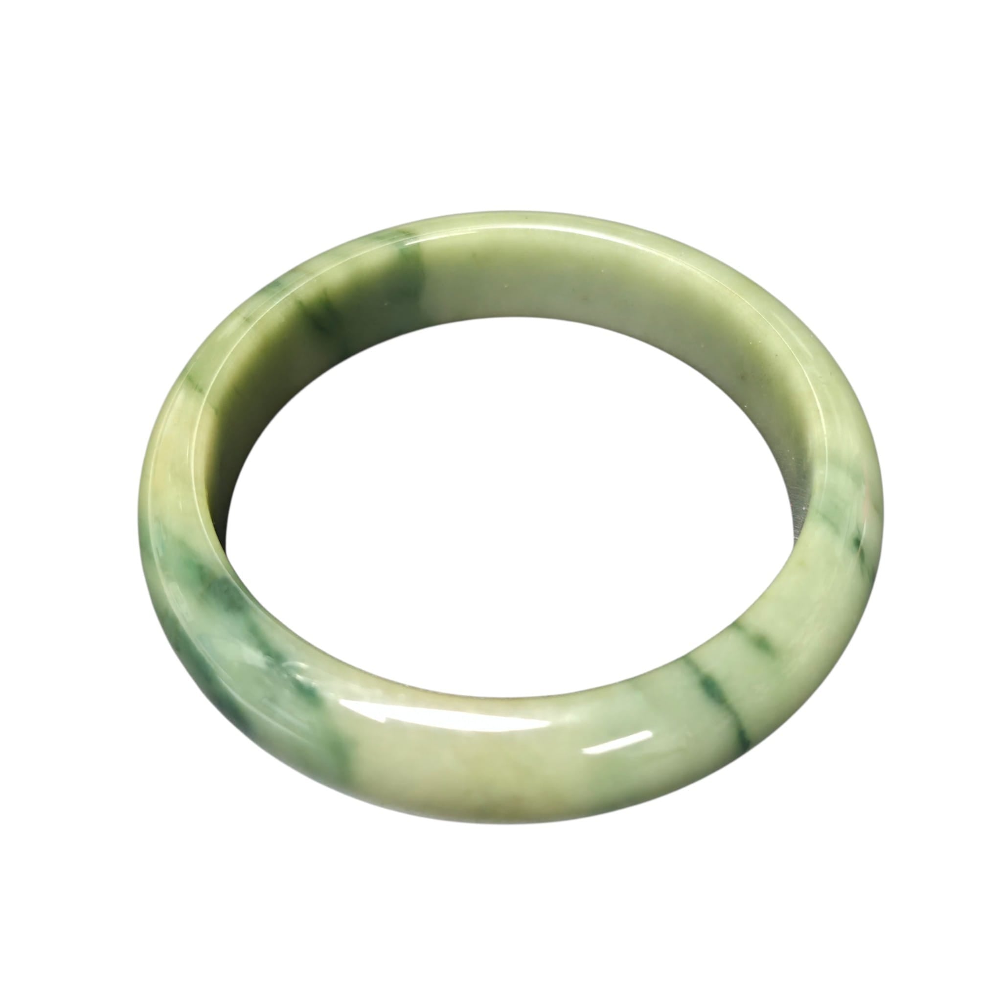 Natural Fei Cui Jade Bangle Secondary image