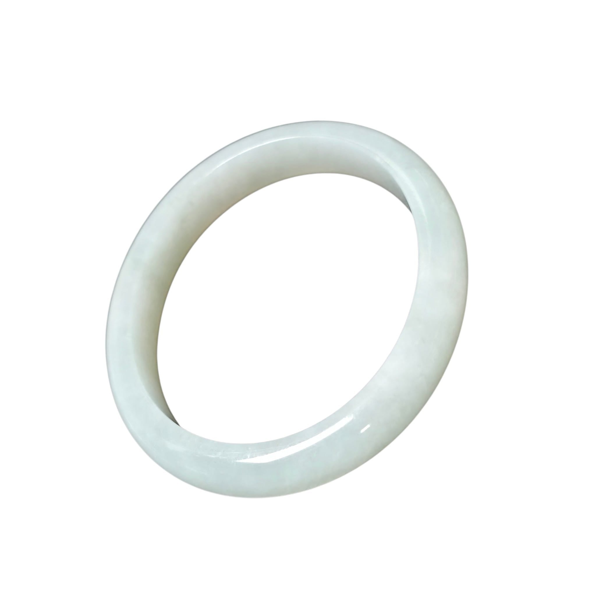 Natural Fei Cui Jade Bangle Oval Secondary image