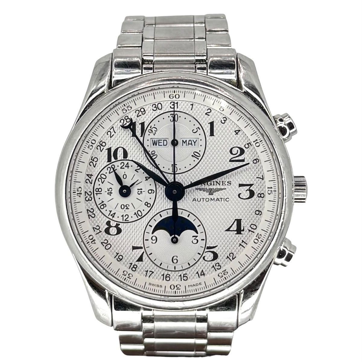 Longines L2.673.4 Master Collection Chrono Moonphase Automatic Watch , 40mm Main image