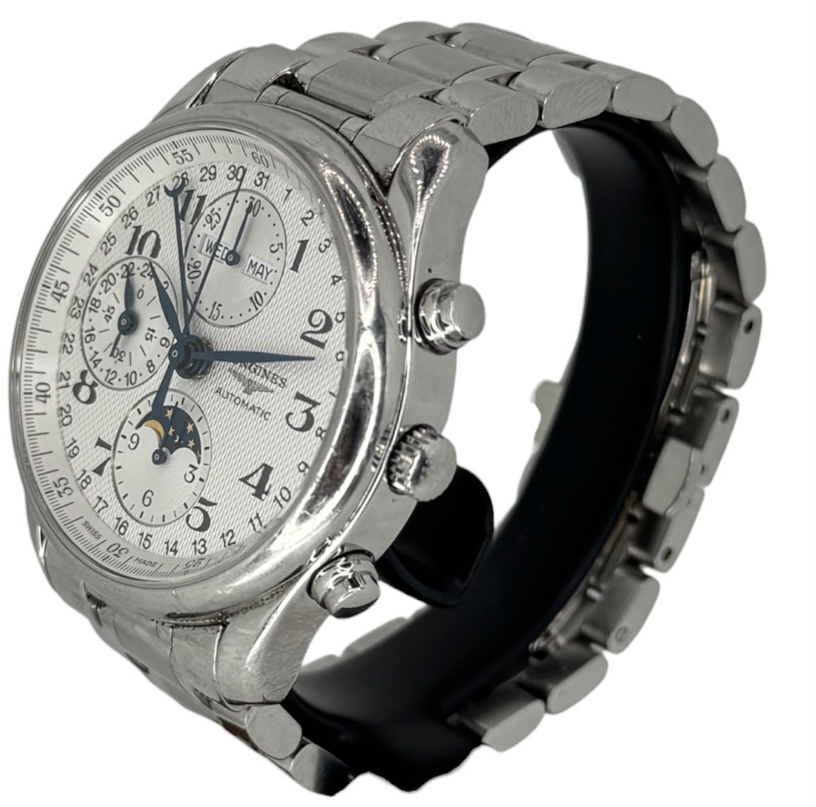 Longines L2.673.4 Master Collection Chrono Moonphase Automatic Watch , 40mm