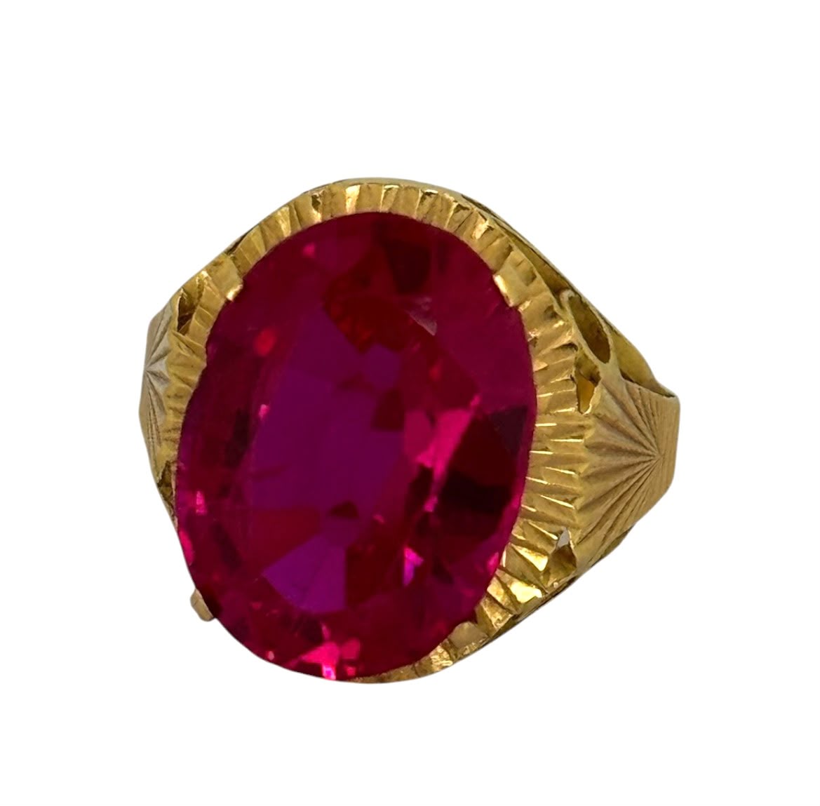 20KYG Pink Stone Ring Main image