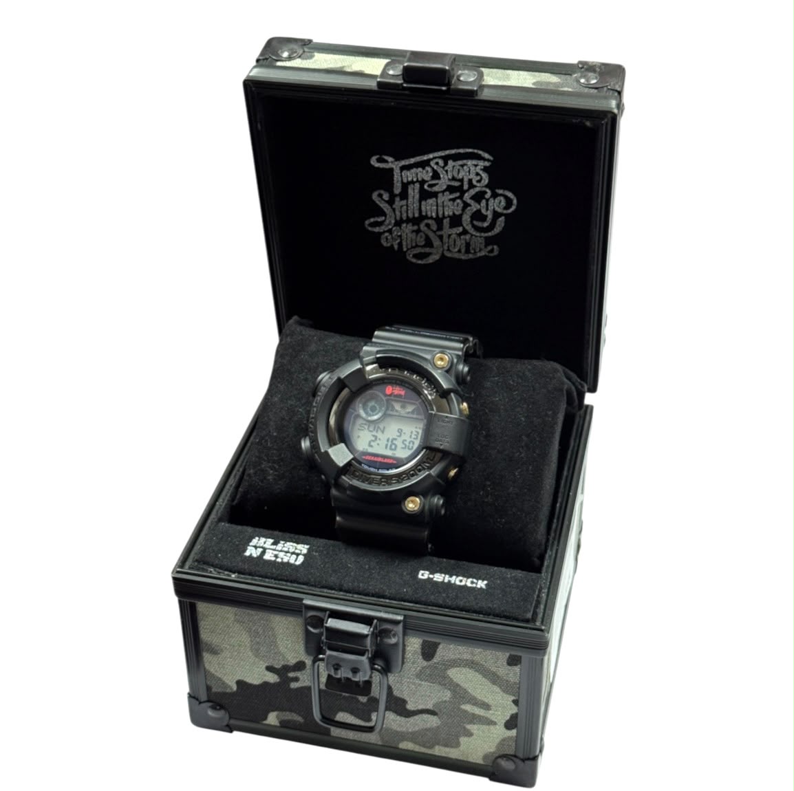 Casio G-Shock GF-8250BS Frogman Stussy x Bape Digital Watch, Limited , 50mm