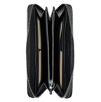 Bottega Veneta Intrecciato Zip Around Wallet , Black