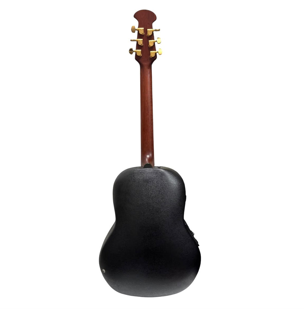 Symphony SOY600E Semi Acoustic Guitar ,Dark Green , Brown