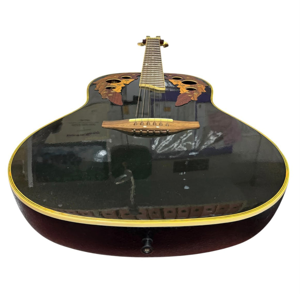 Symphony SOY600E Semi Acoustic Guitar ,Dark Green , Brown