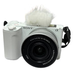 Sony ZV-E10 II Vlog Mirrorless Camera Body + 16-50mm Power Zoom Lens ,White With Wireless remote commander