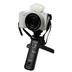 Sony ZV-E10 II Vlog Mirrorless Camera Body + 16-50mm Power Zoom Lens ,White With Wireless remote commander