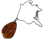Amber Pendant Necklace 13.2G 46cm