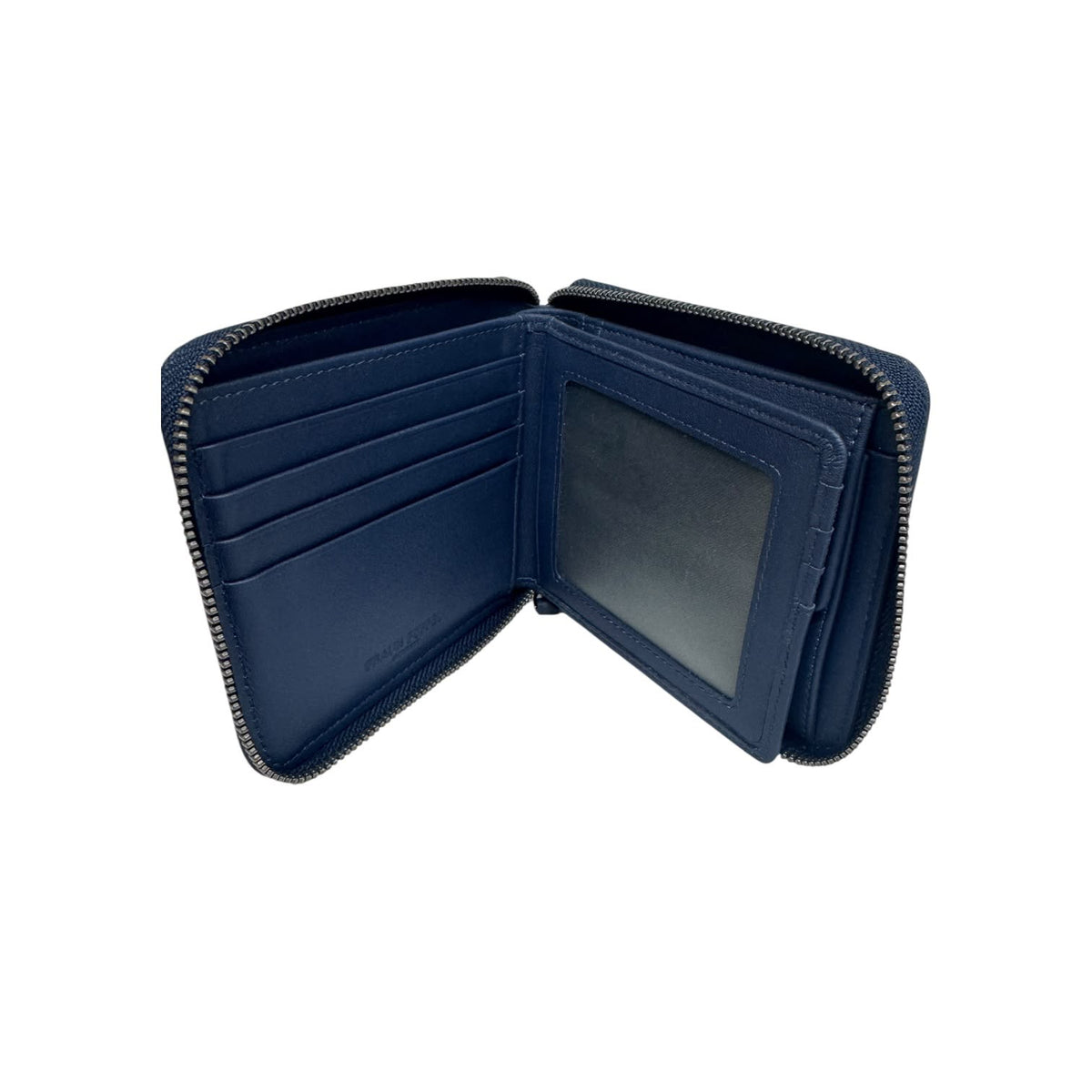 Braun Buffel Leather Men's Wallet Zipper Two Fold