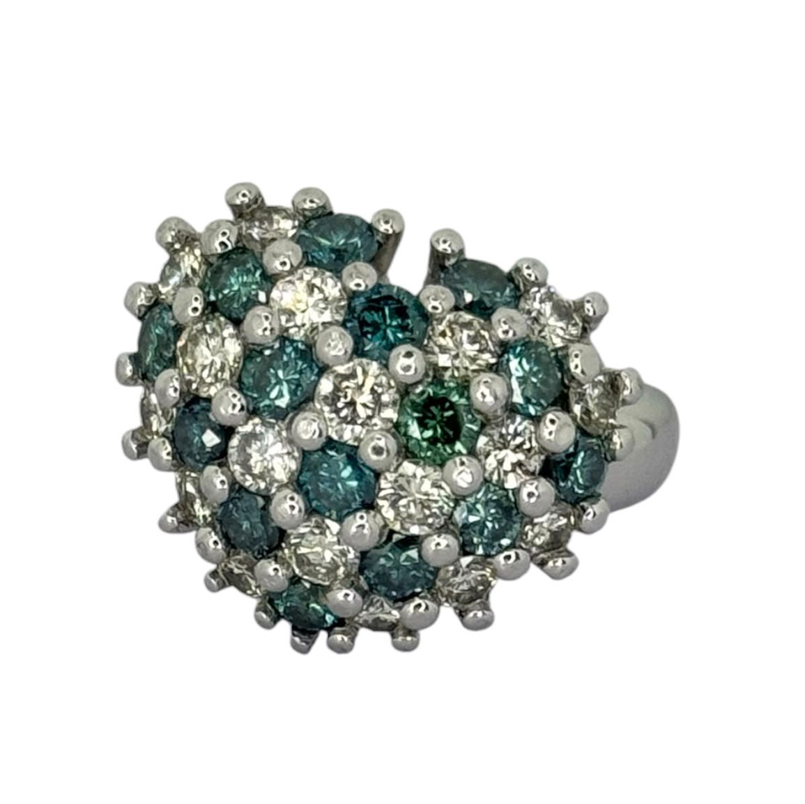 PT900 Blue Diamond Ring Main image