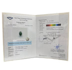 750WG Jadeite Jade Diamond 2in1 Ring/Pendant With Cert