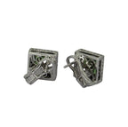 750WG Tsavorite=0.9ct, Diamond=0.44ct Lady Earring
