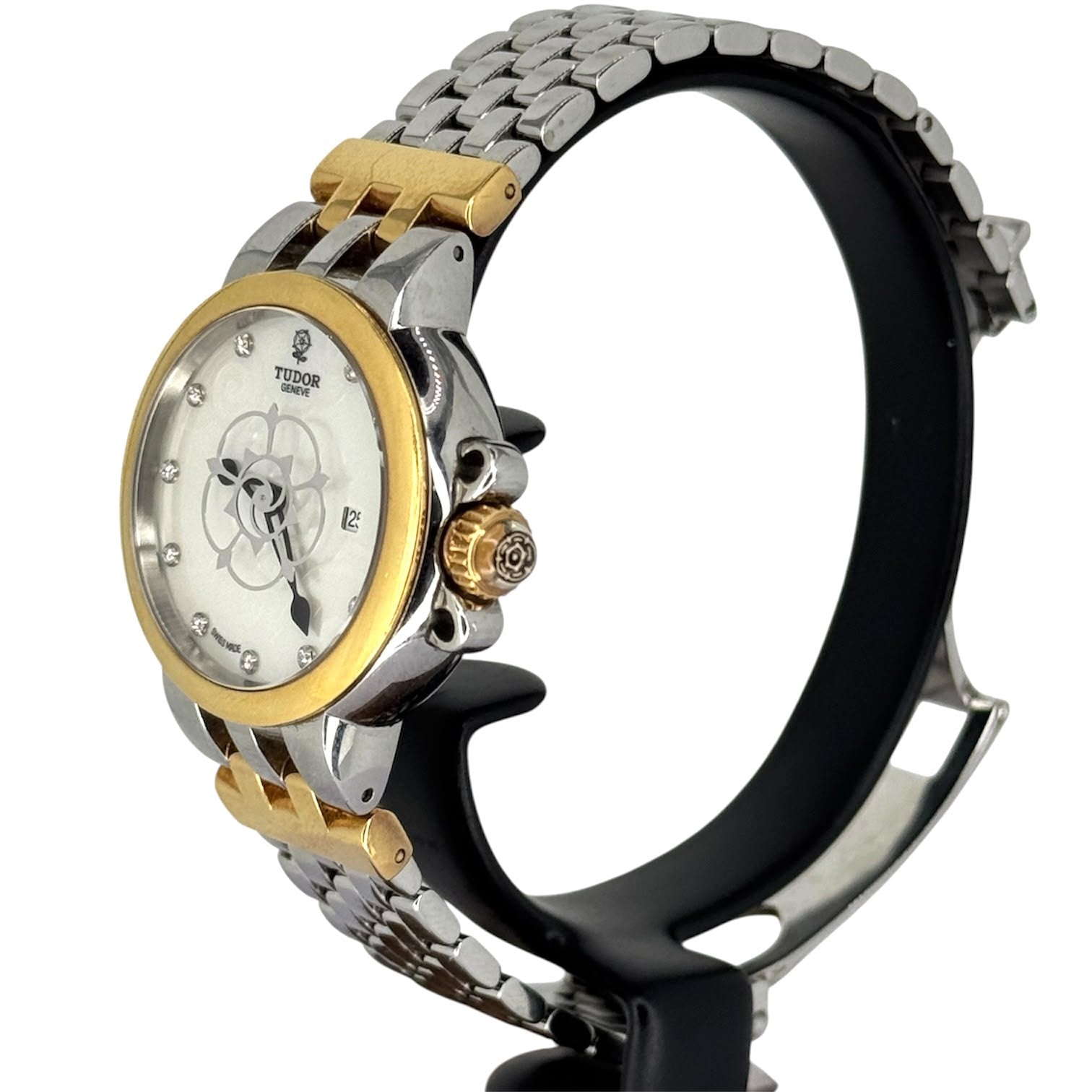 Tudor 35401 Clair de Rose 18K Half Gold, Mother Of Pearl Dial With Diamond Index Automatic Ladies Watch, 30mm Secondary image