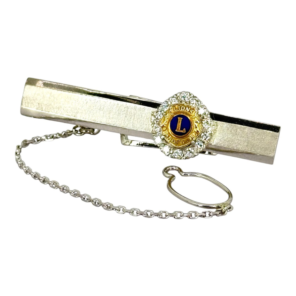 Lion International PT850 Diamond14-0.28ct Tie Pin Main image