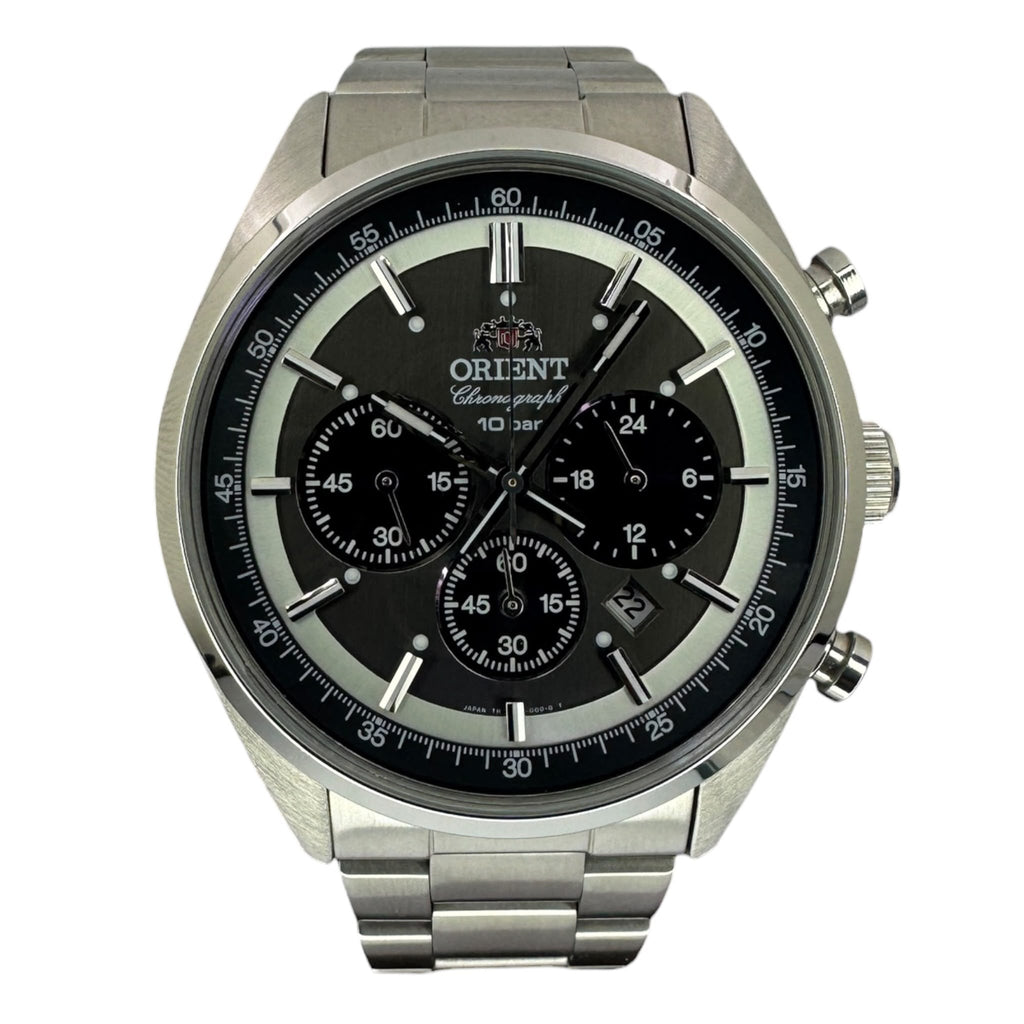 ORIENT Watch Sporty NEO 70's Neo Seventies Solar Panda Dark Gray