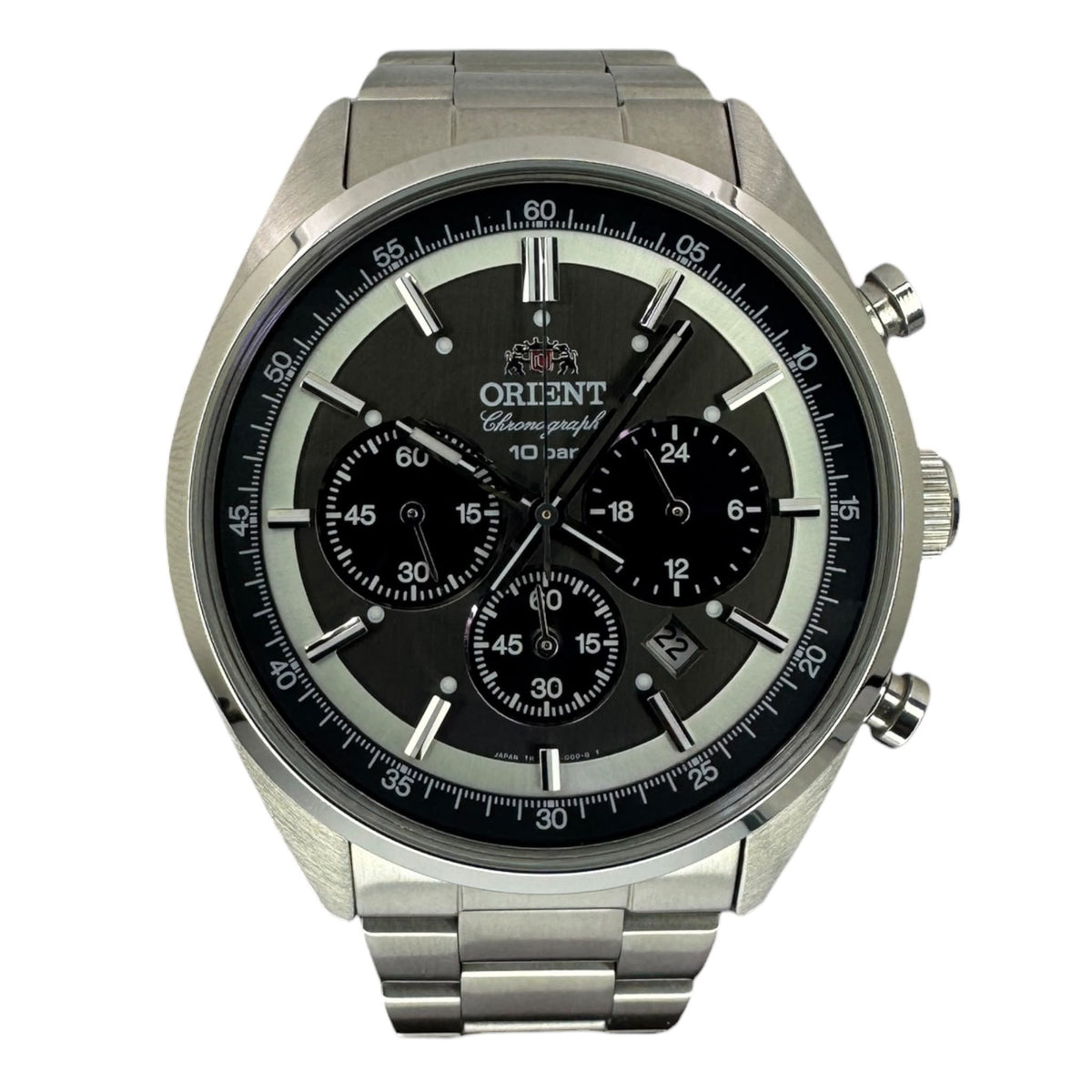 ORIENT Watch Sporty NEO 70's Neo Seventies Solar Panda Dark Gray