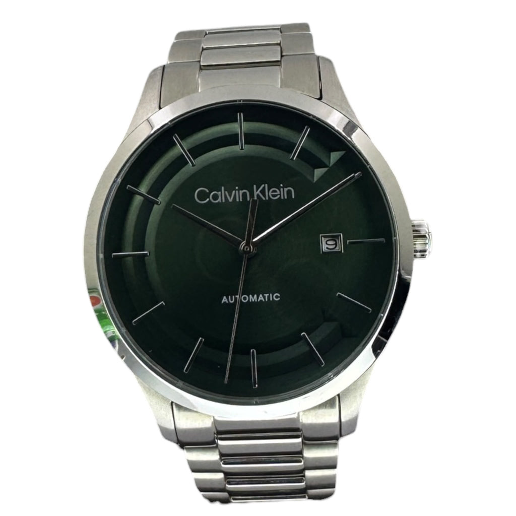 CALVIN KLEIN CK.35.4.1.14.04.0416 Watch Iconic Automatic Mens Watch Green Dial