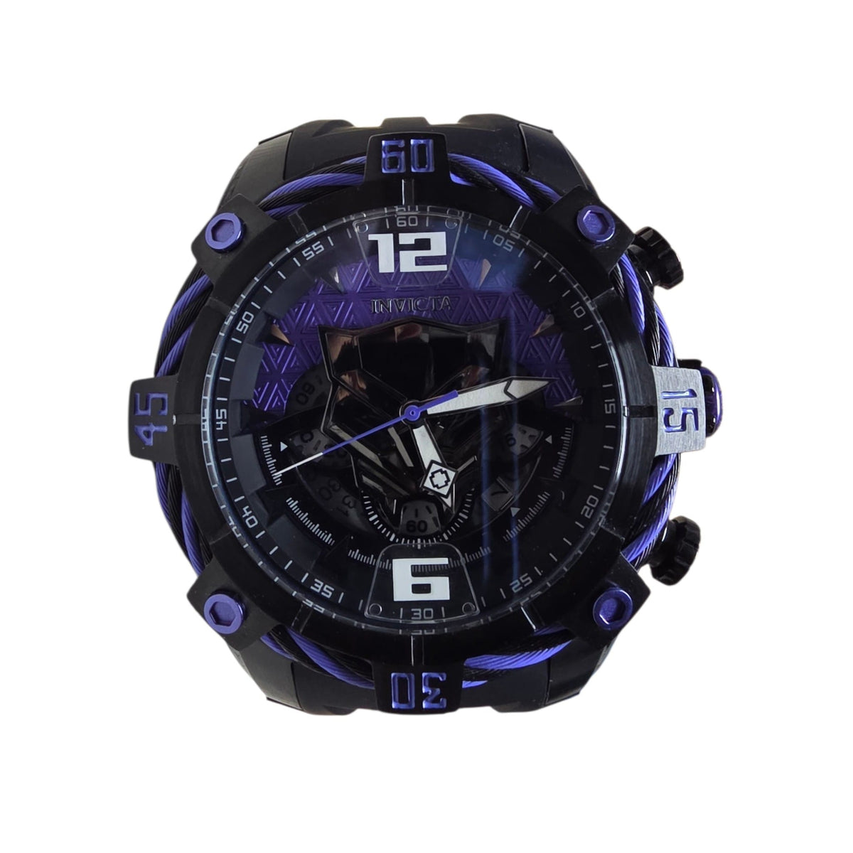 Invicta Purple Black Dial Marvel Black Panther Watch