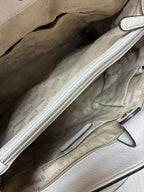 Michael Kors Hamilton East West Large Satchel Ivory